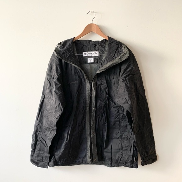 Columbia Other - NEW Columbia Charcoal Hooded Rain Jacket